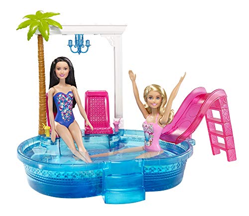 Barbie DGW22 - Modepuppen, Barbie Glam Pool